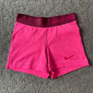 Nike pro spandex shorts XS